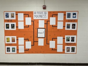 Book Madness energy is flowing through the sixth-grade halls at Webb Middle School this March. The sixth graders nominated their favorite books, and the top 32 titles were identified. During Selection Monday, the students collaborated and chose the top 16 books to make the Webb Book Madness bracket. Students are sharing ideas, making book talks and trying to persuade others to vote for their choices. Titles will be narrowed down to the Elite Eight, Final Four and Champion during the last week of March. The 