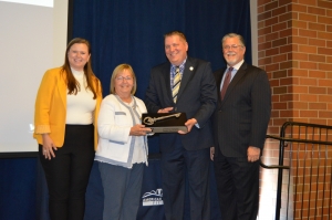 Sen. Joan Ballweg won the Key to Hospitality Award from the Wisconsin Hotel & Lodging Association. The honor was presented for Ballweg’s legislative actions to support Wisconsin’s tourism industry. (Submitted photo)