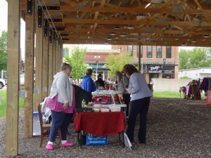 The market will be open from 8 a.m. to 1 p.m. Mondays and 3 to 7 p.m. Thursdays through Oct. 17. The market is set up in the pavilion at the corner of Main Street and Webb Avenue. (Photos by Heather Stanek)