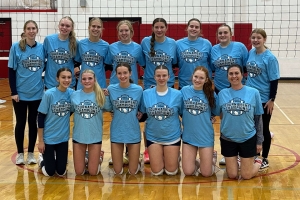 Reedsburg’s JV volleyball team is pictured here after winning the Gold Bracket championship at the Bump, Set and Spike Open recently at Just A Game Fieldhouse in Wisconsin Dells. (School District of Reedsburg photo)